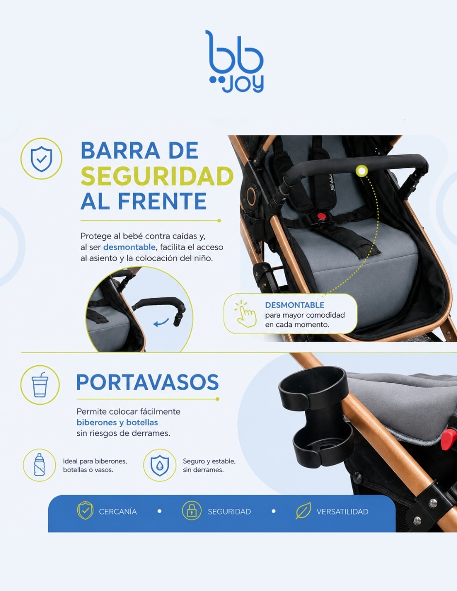 Carriola travel system shany sí 4