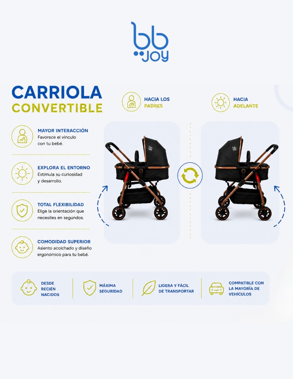 Carriola travel system shany Bbjoy