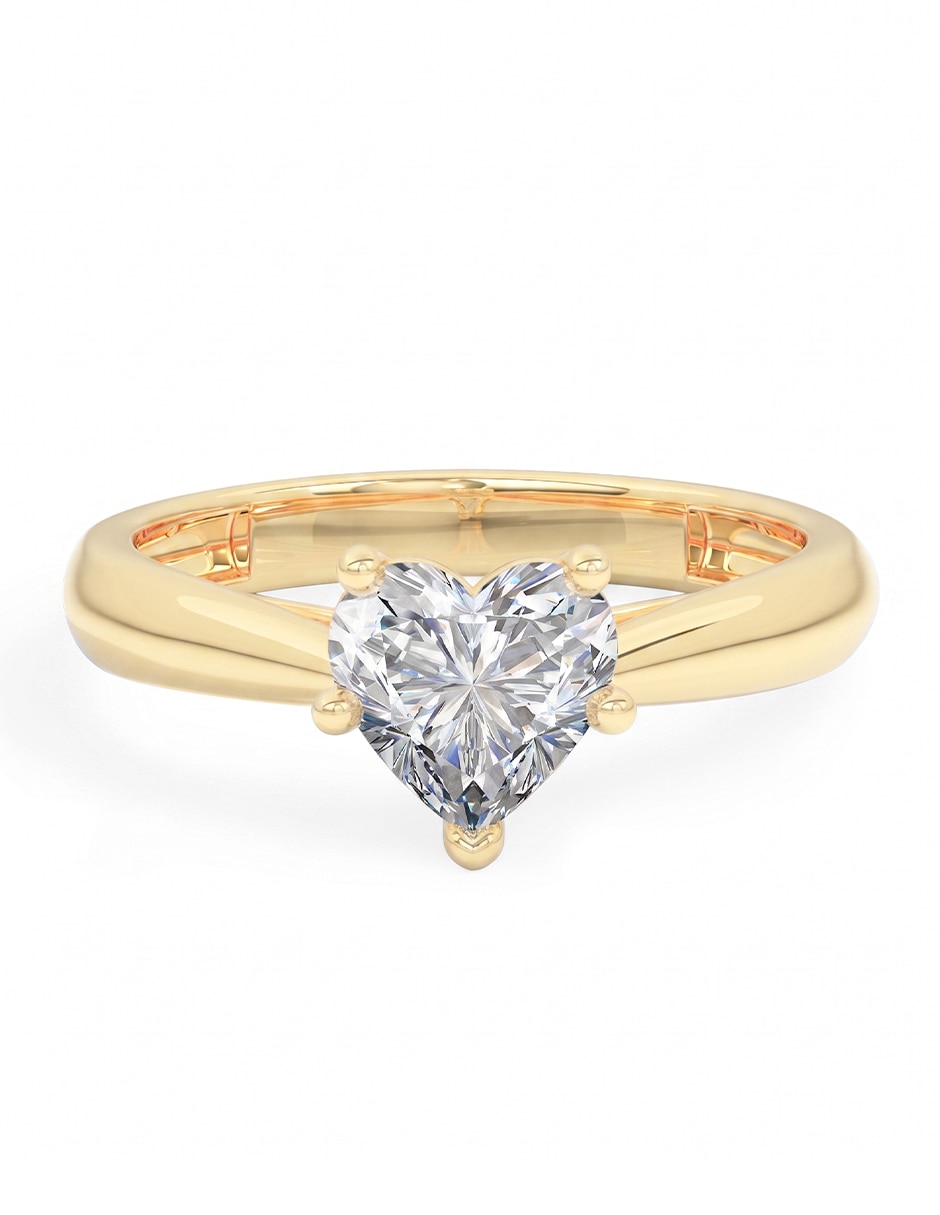 Anillo de compromiso de Oro 14 k Sin colección Diamante de laboratorio Anillo de compromiso de Oro 14 k Sin colección Diamante de laboratorio