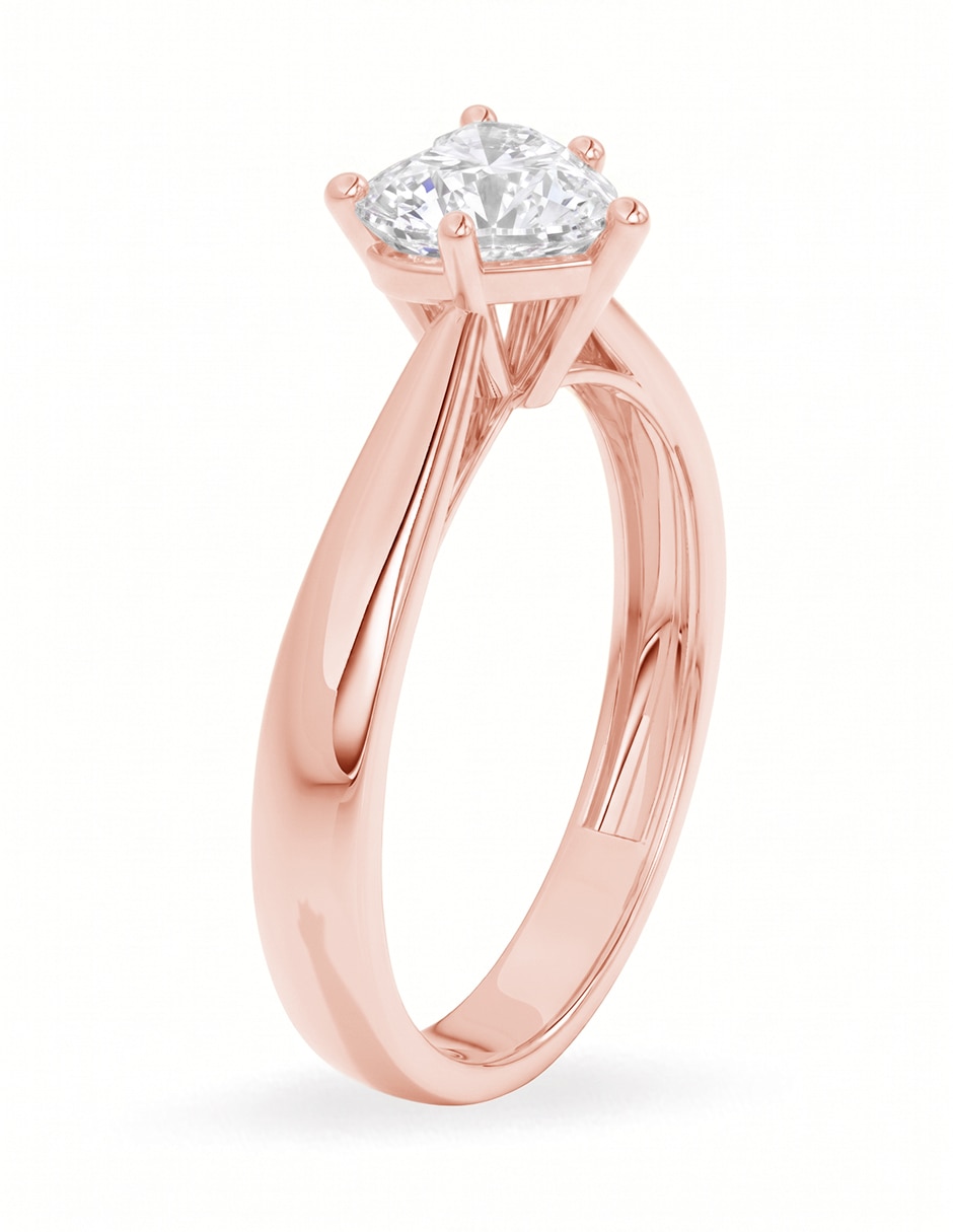 Anillo de compromiso de Oro 14 k Sin colección Diamante de laboratorio 2