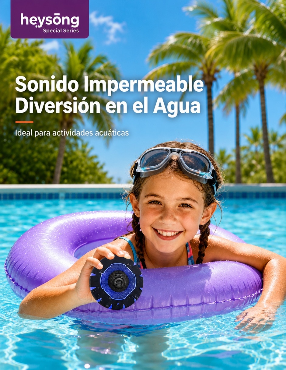 Bocina heysong bluetooth