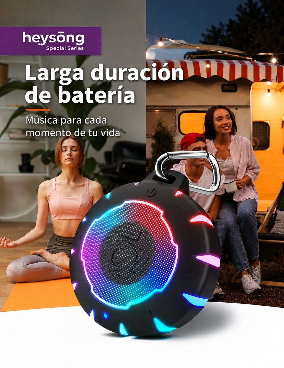 Bocina heysong bluetooth