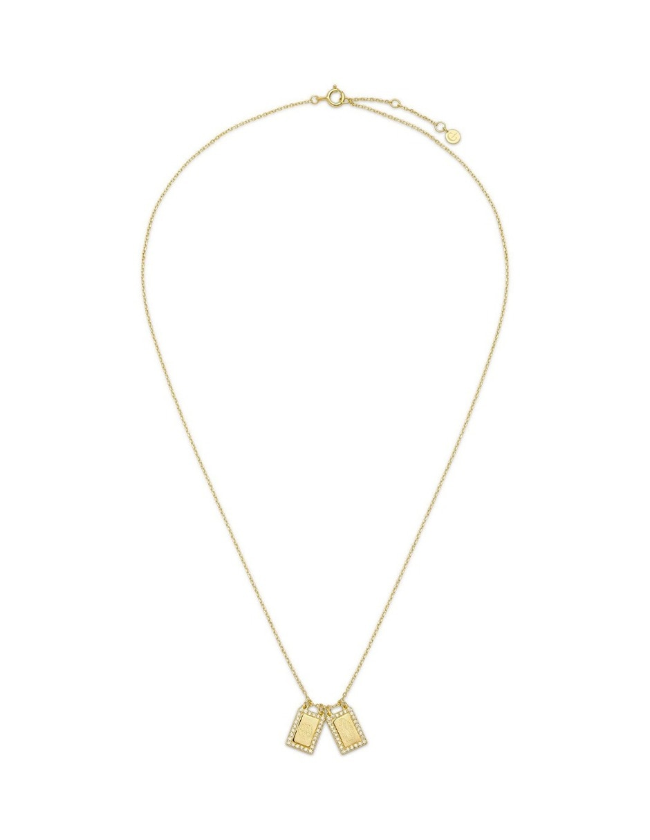 Collar de asimétrica collares de oro 14 k 2
