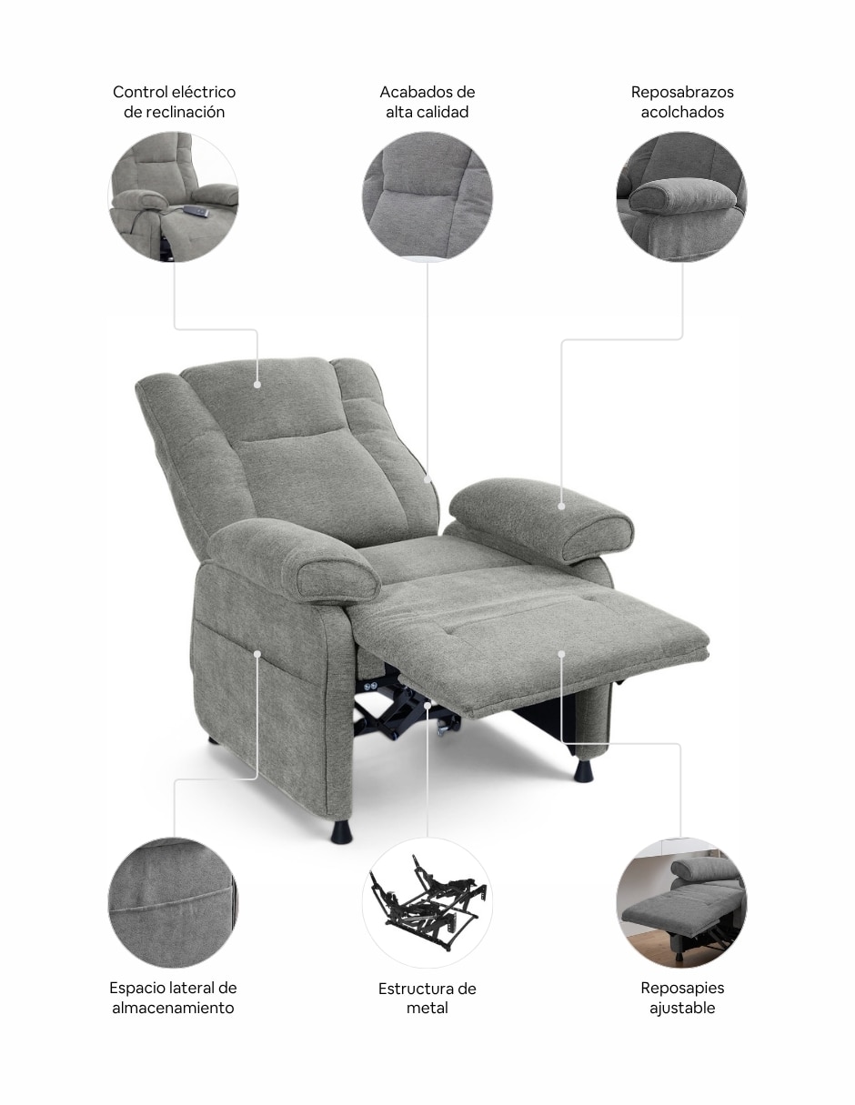 Sillón reclinable elio 7