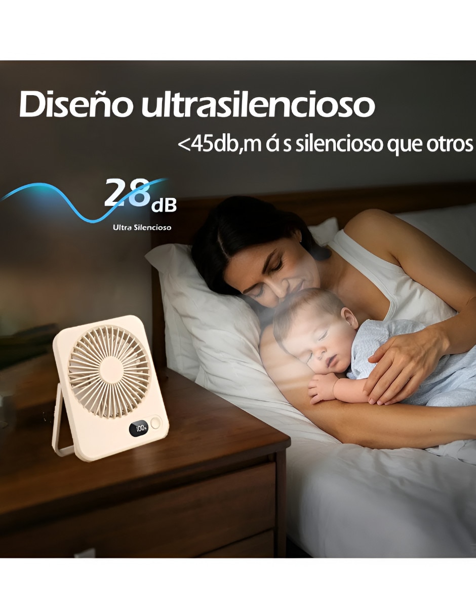 Ventilador de escritorio 5 velocidades 4