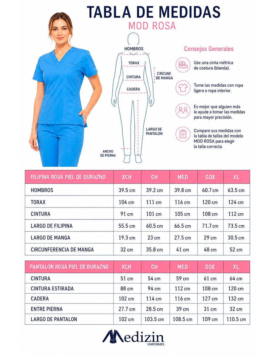 Pijama quirúrgica para mujer 3