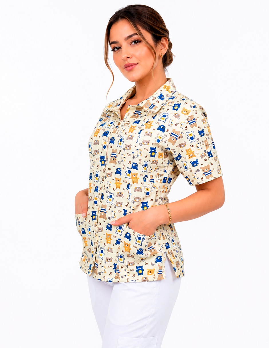 Filipina quirúrgica medizin uniformes estilo ajustado para mujer
