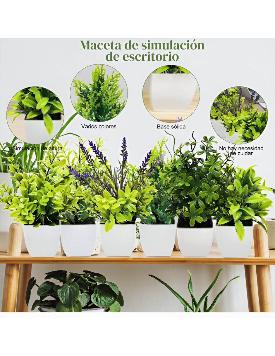 Planta helecho artificial 2