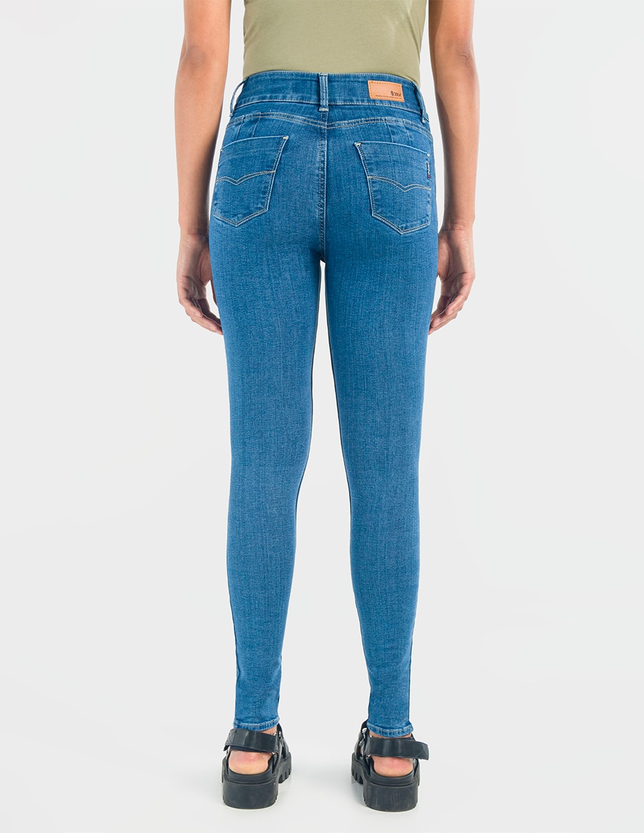 Jeans regular skinny cintura alta oggi jeans skinny cintura alta para mujer