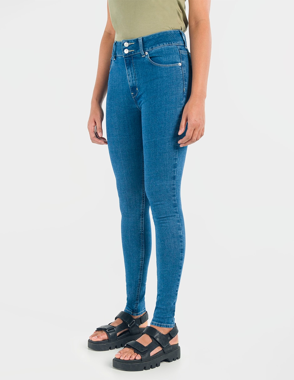 Jeans regular skinny cintura alta oggi jeans skinny cintura alta para mujer