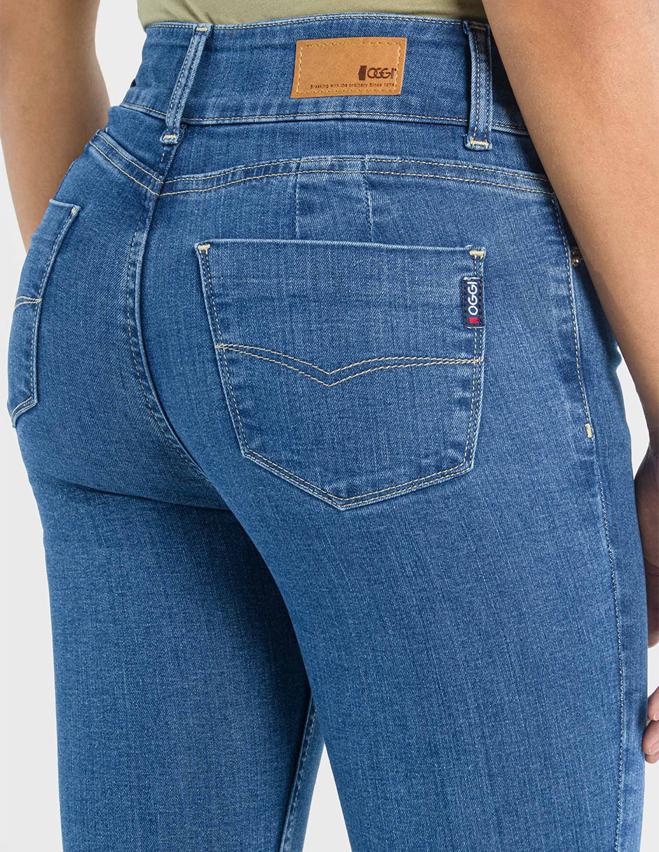 Jeans regular skinny cintura alta oggi jeans skinny cintura alta para mujer