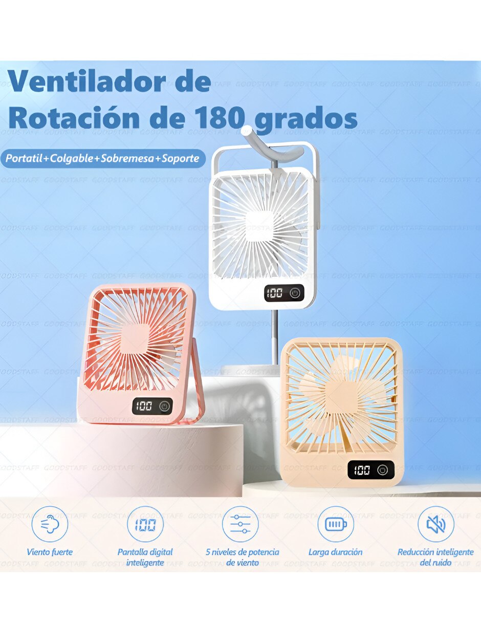 Ventilador de escritorio 5 velocidades 3