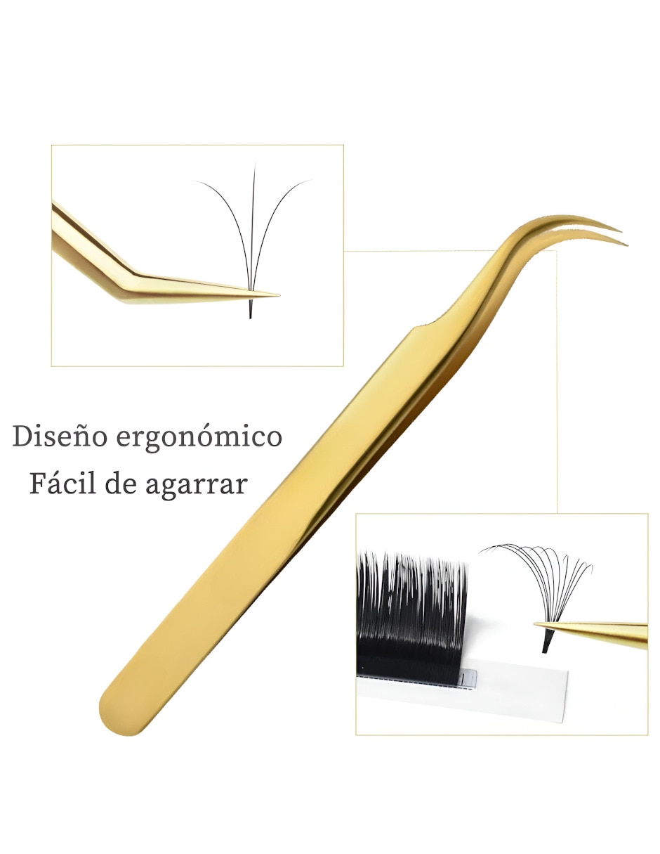Pinza para el cabello de acero 2