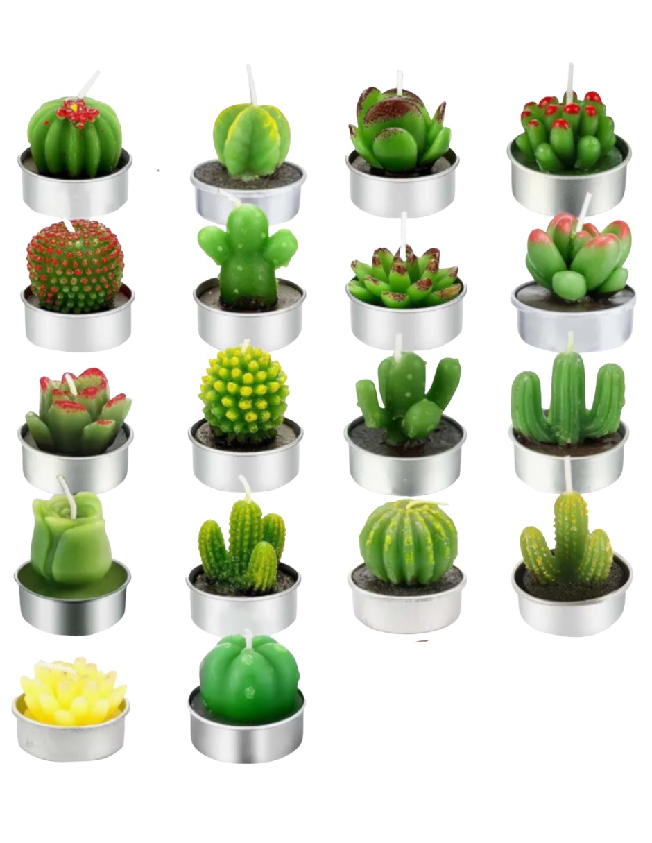 Set de velas aromáticas 16 piezas