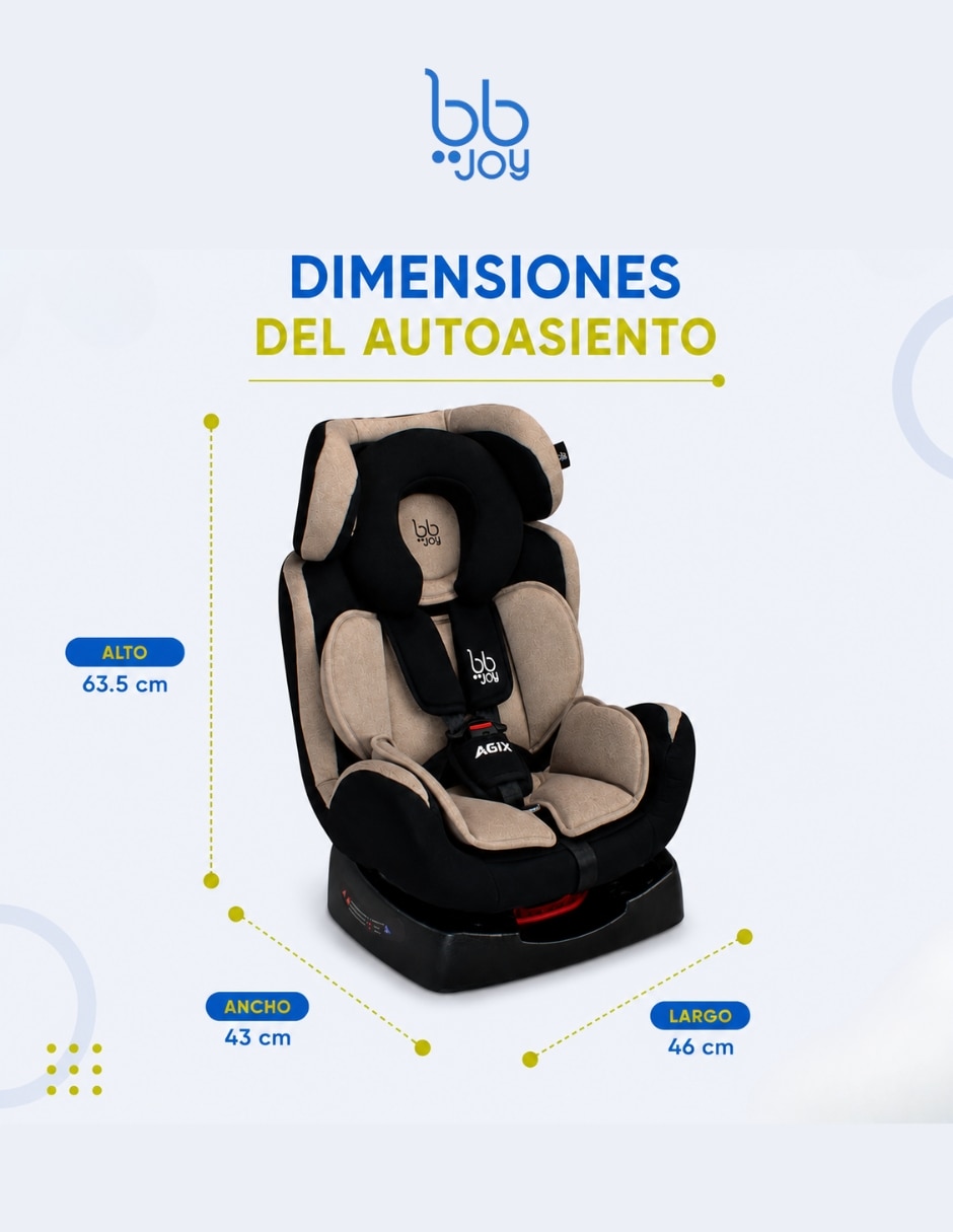 Autoasiento compatible con anclaje universal 7