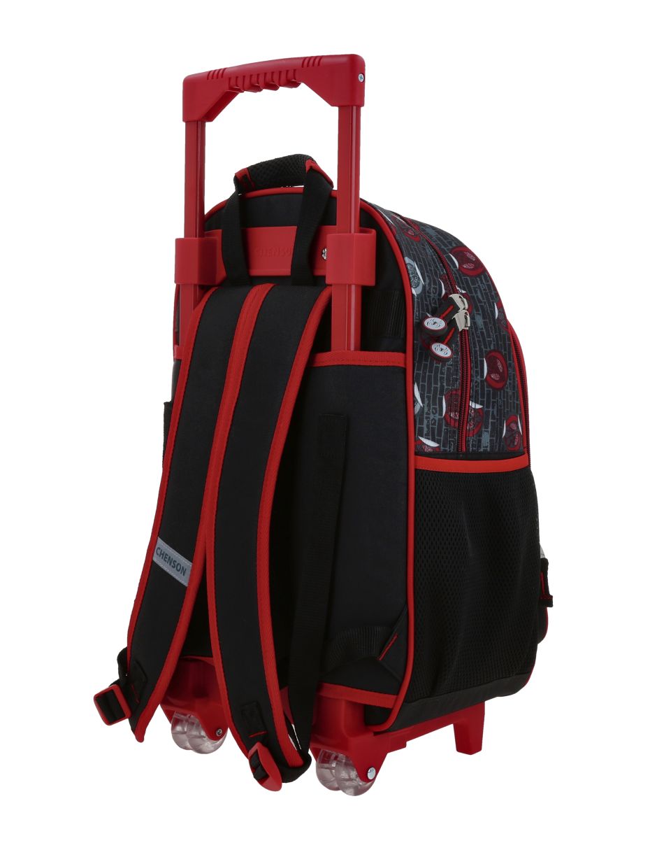 Mochila con ruedas escolar miles morales mneg para niño 2
