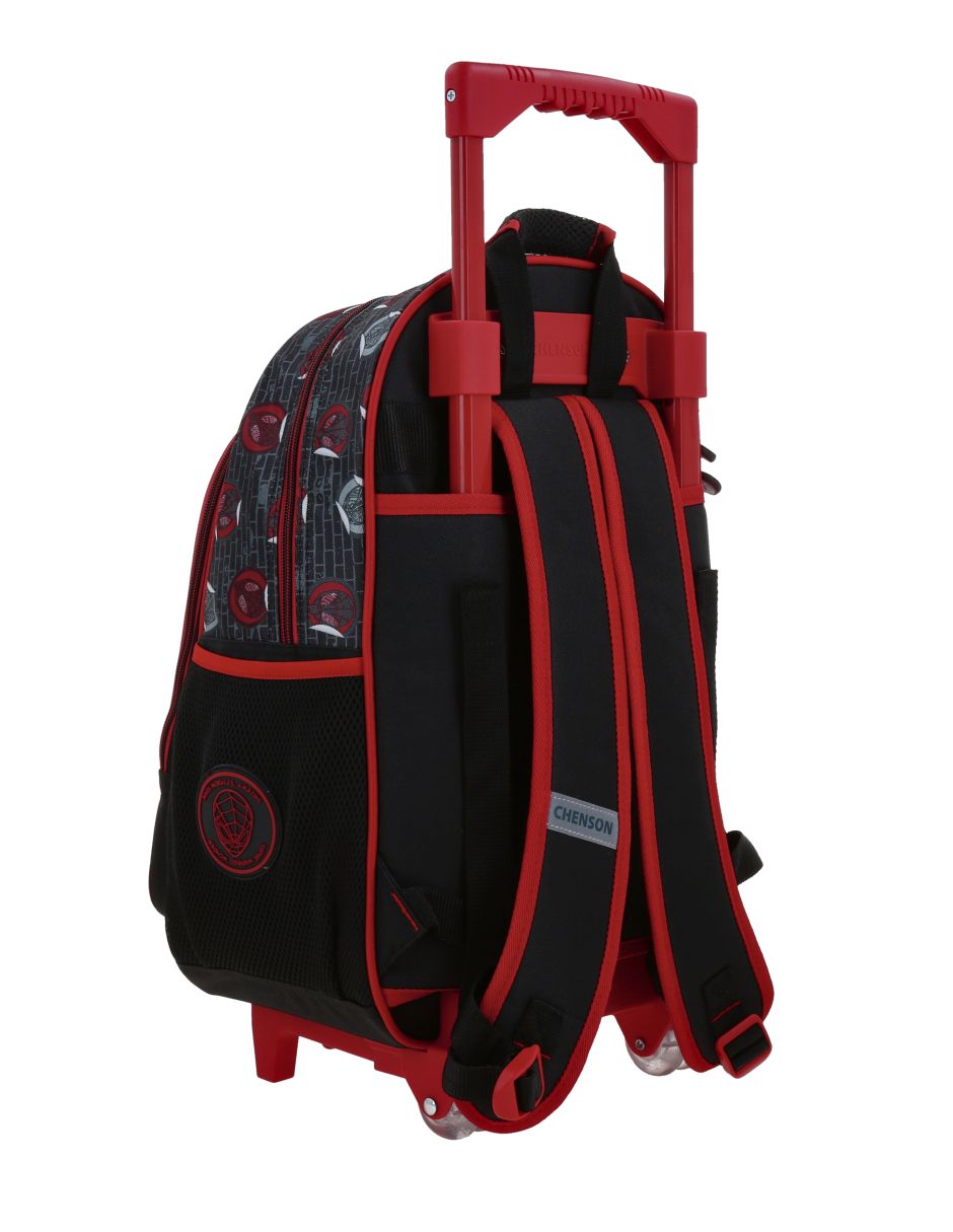Mochila con ruedas escolar miles morales mneg para niño 6