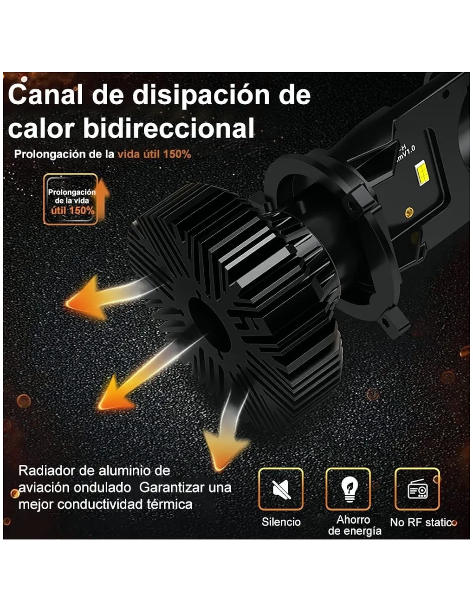 Foco led 100 w de consumo 125 w de iluminación 1543 lm lúmenes 3