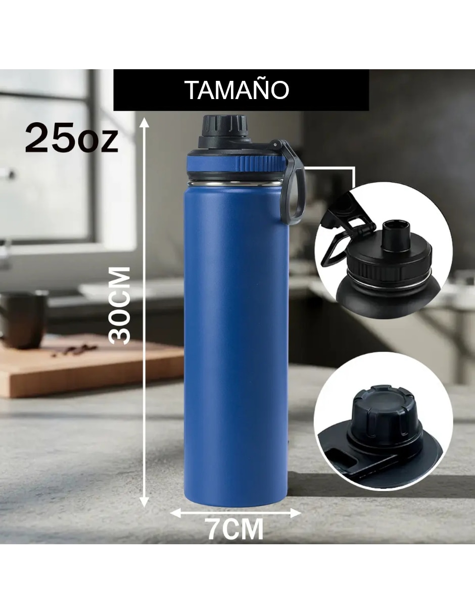 Termo doble pared con tapa rosca 5