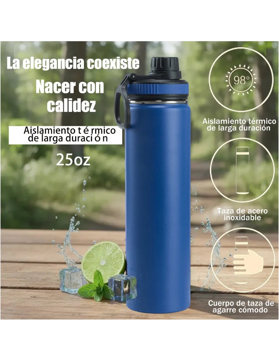 Termo doble pared con tapa rosca 3