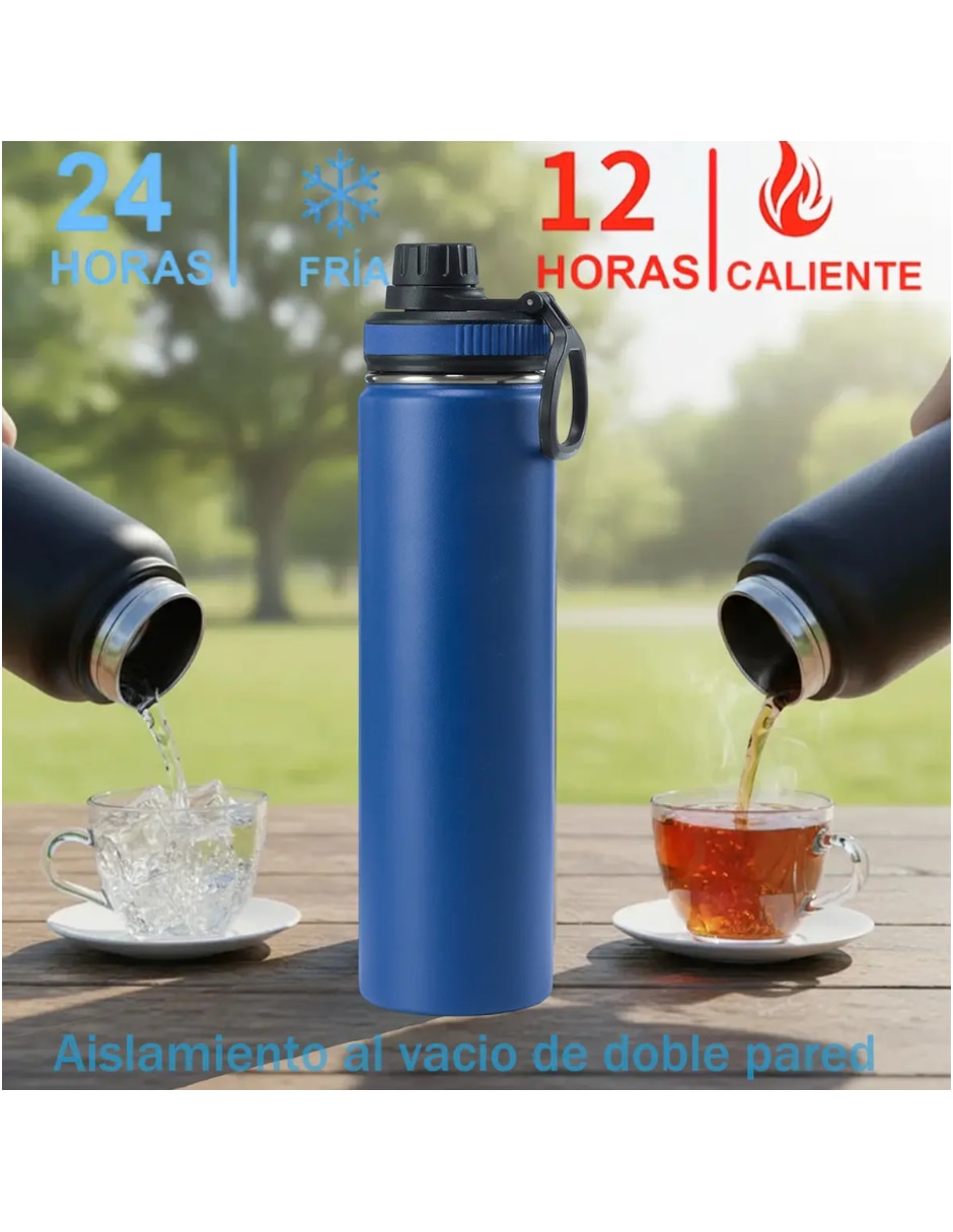 Termo doble pared con tapa rosca 4