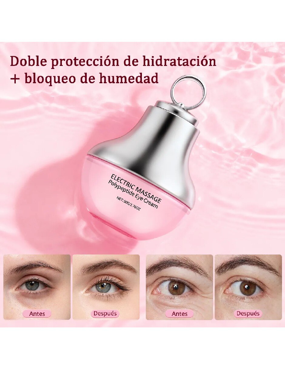 Crema para contorno de ojos recomendada para bolsas y ojeras de día y noche para todo tipo piel 4