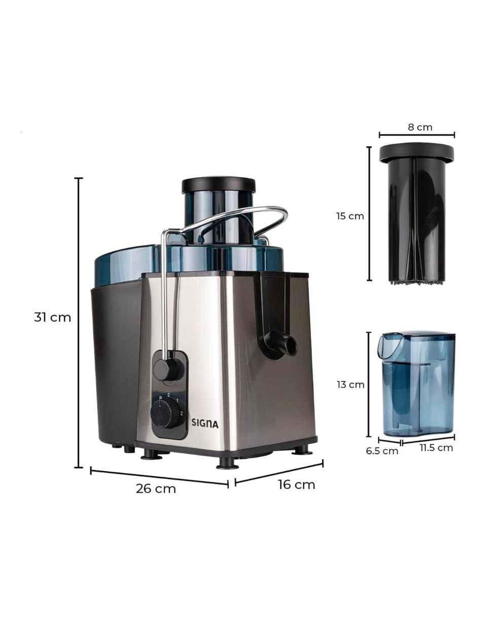Extractor de jugo 1000 w 8