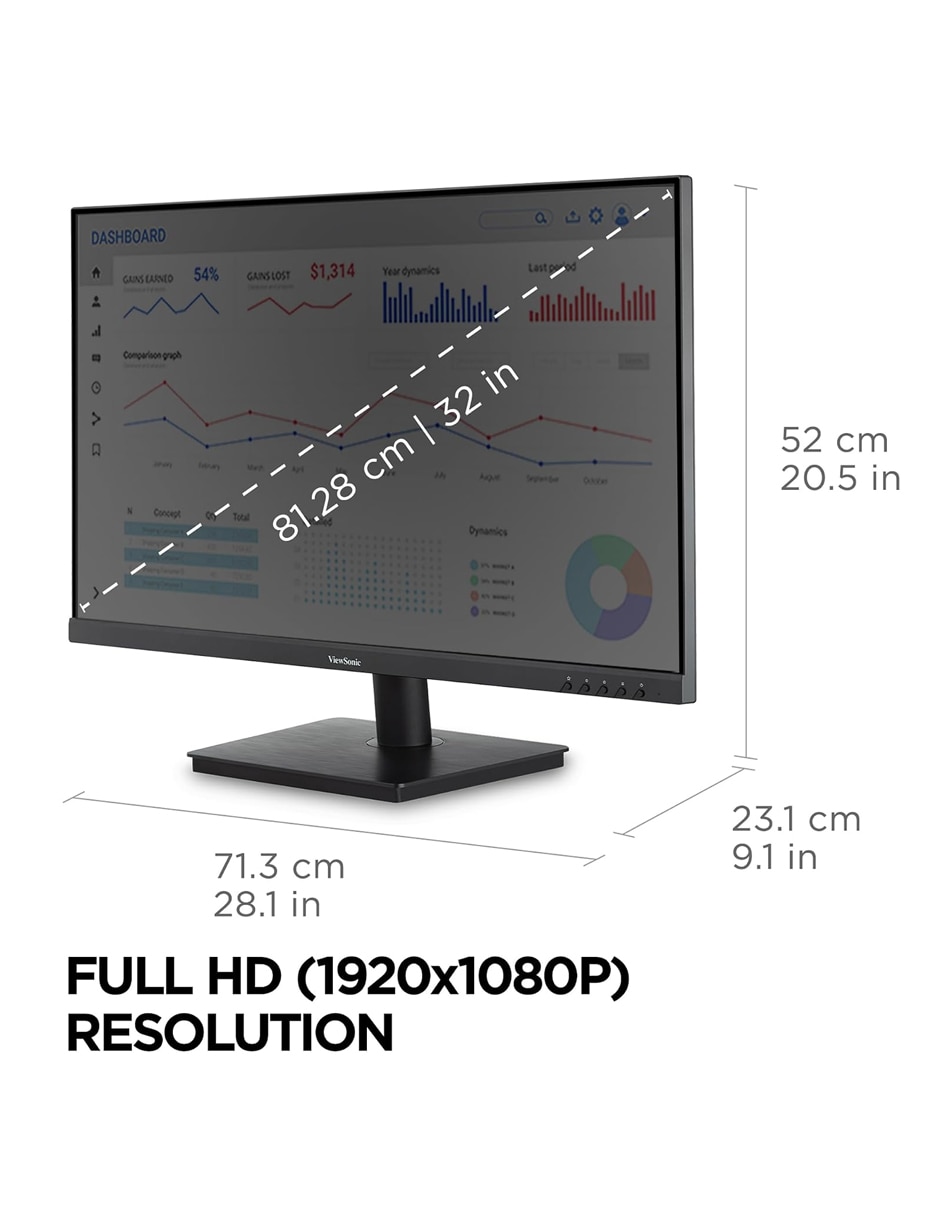 Monitor va3209m ips full hd 32 pulgadas va3209m 6
