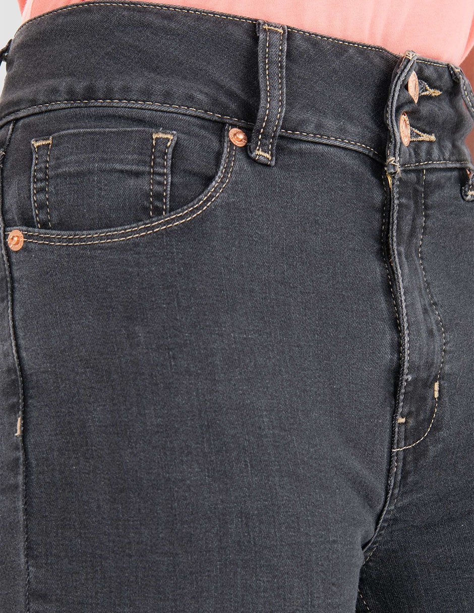 Jeans regular skinny cintura alta katia cintura alta para mujer 3