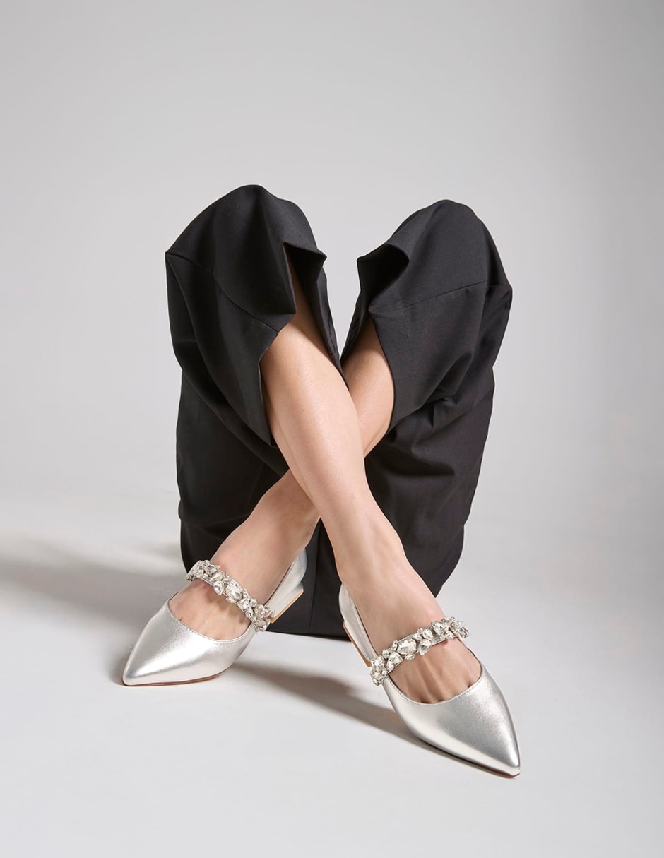 Balerina de piel para mujer 2