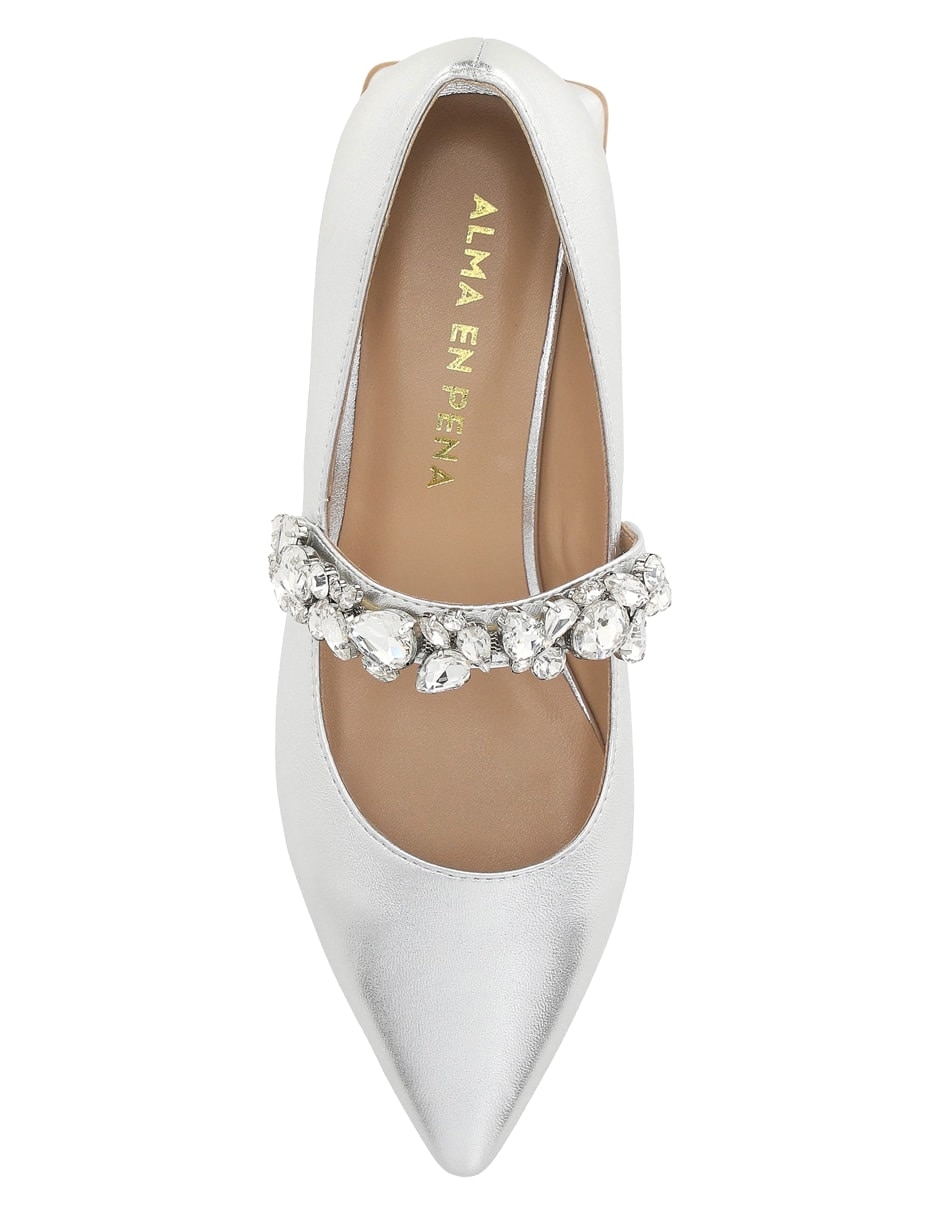 Balerina de piel para mujer 7