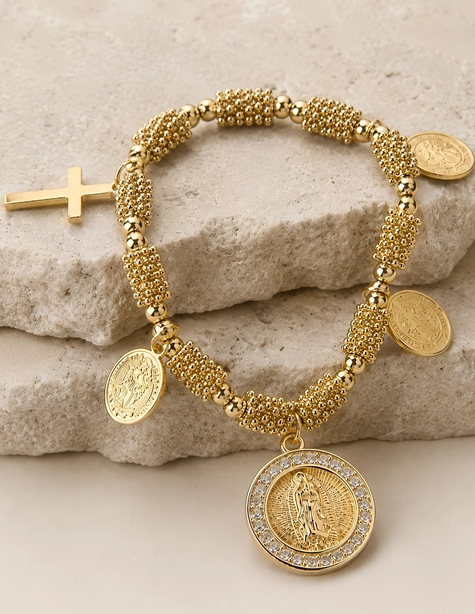 Pulsera yoiko con zirconia guadalira acabado