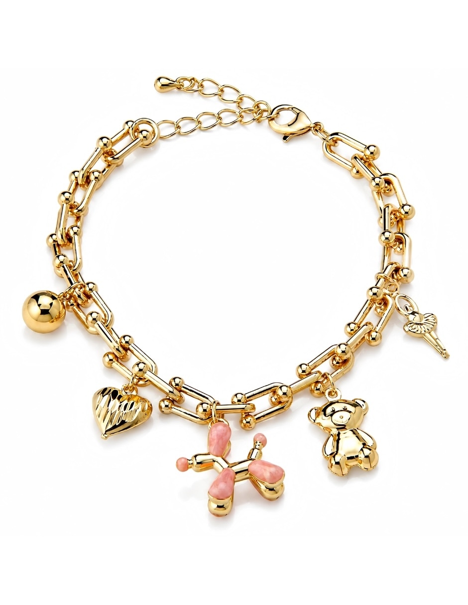 Pulsera yoiko con resina mimosa acabado