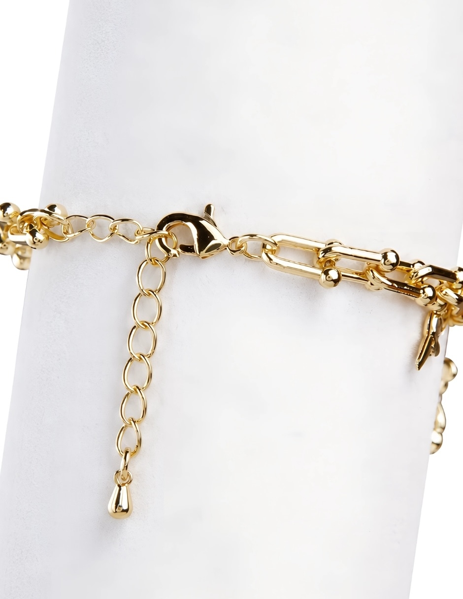 Pulsera yoiko con resina mimosa acabado