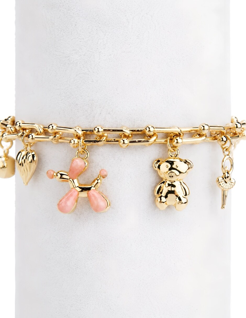 Pulsera yoiko con resina mimosa acabado