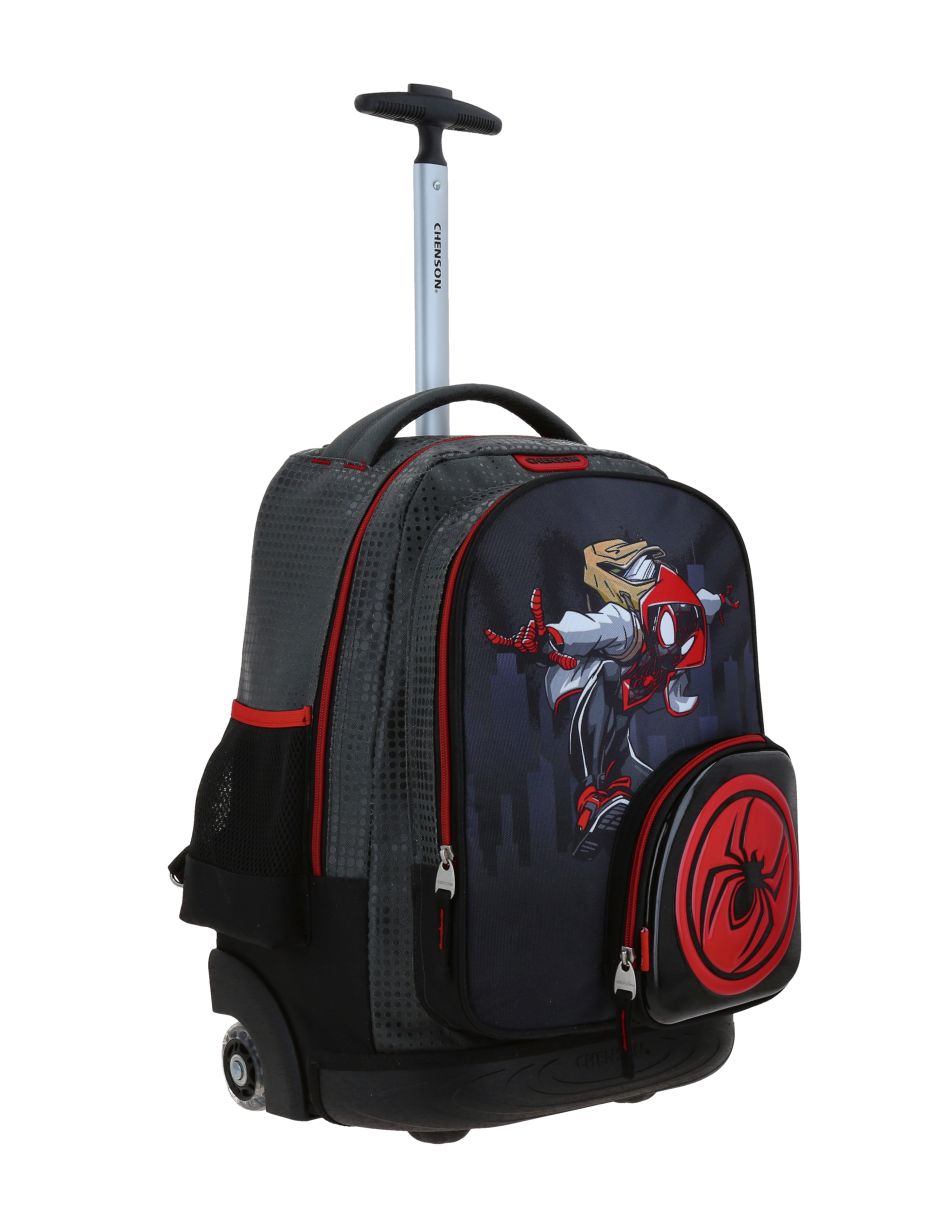 Mochila escolar miles morales foster para niño 8