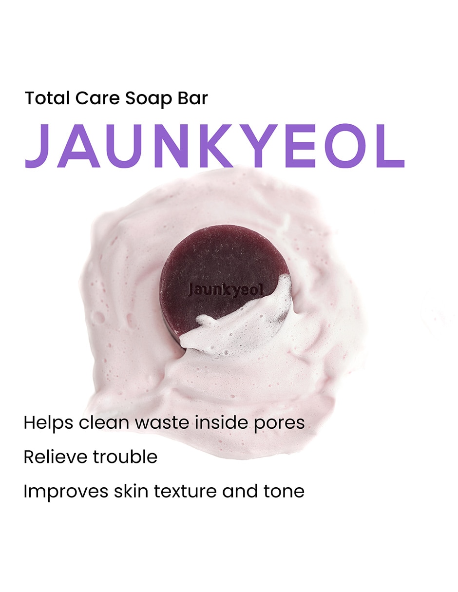 Jabón en barra jabón de esencias 100g – limpiador facial coreano con complejo 13 jaun hidratante jaunkyeol jaunkyeol 2