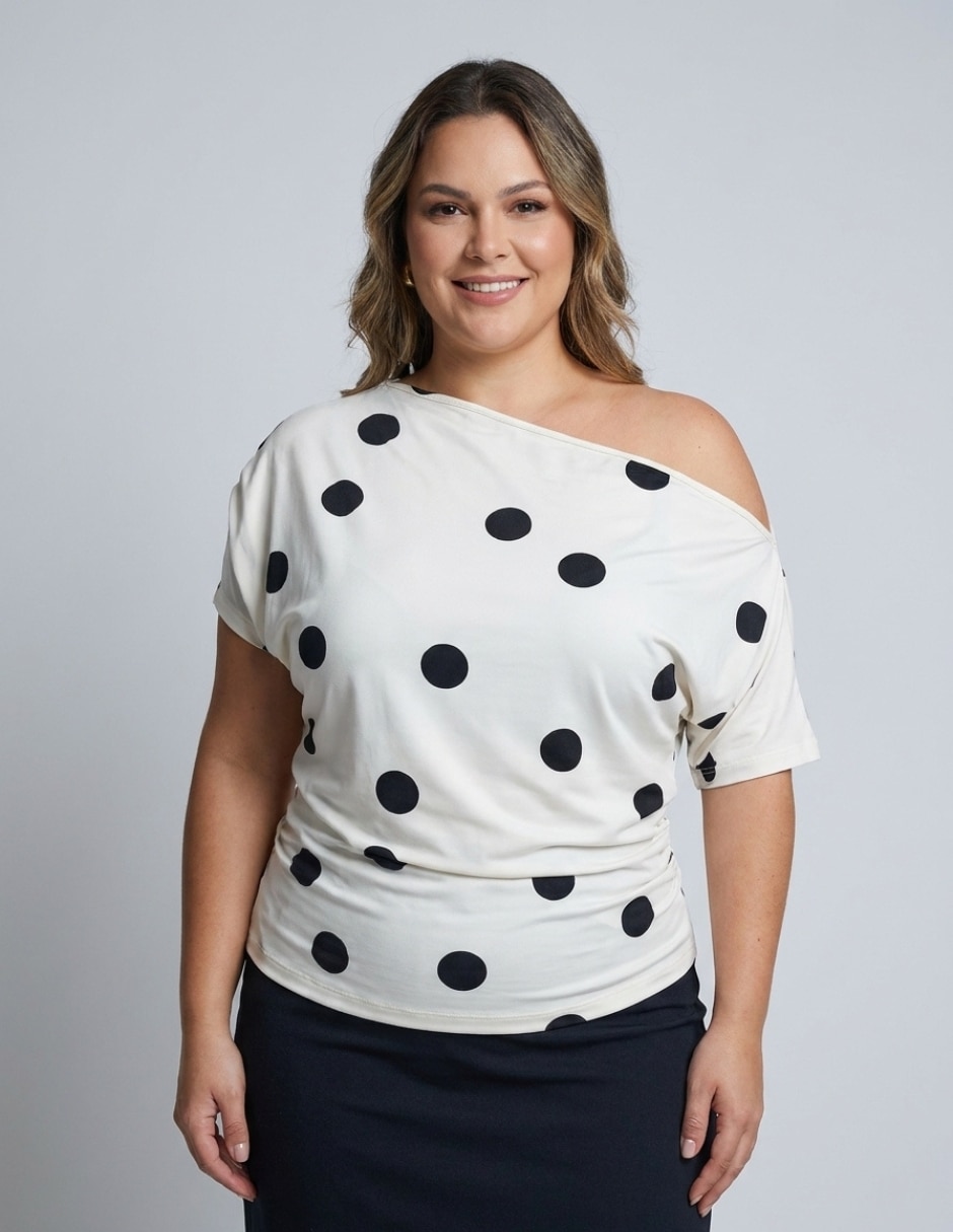 Blusa strapless manga corta para mujer Blusa strapless manga corta para mujer