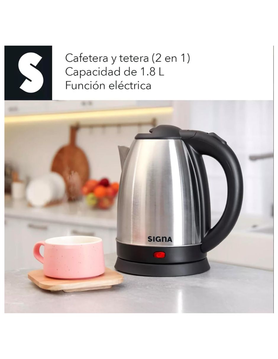 Tetera eléctrica de metal 4