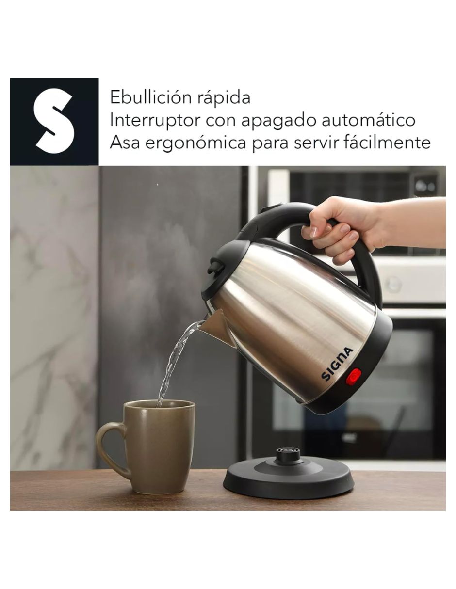 Tetera eléctrica de metal 7