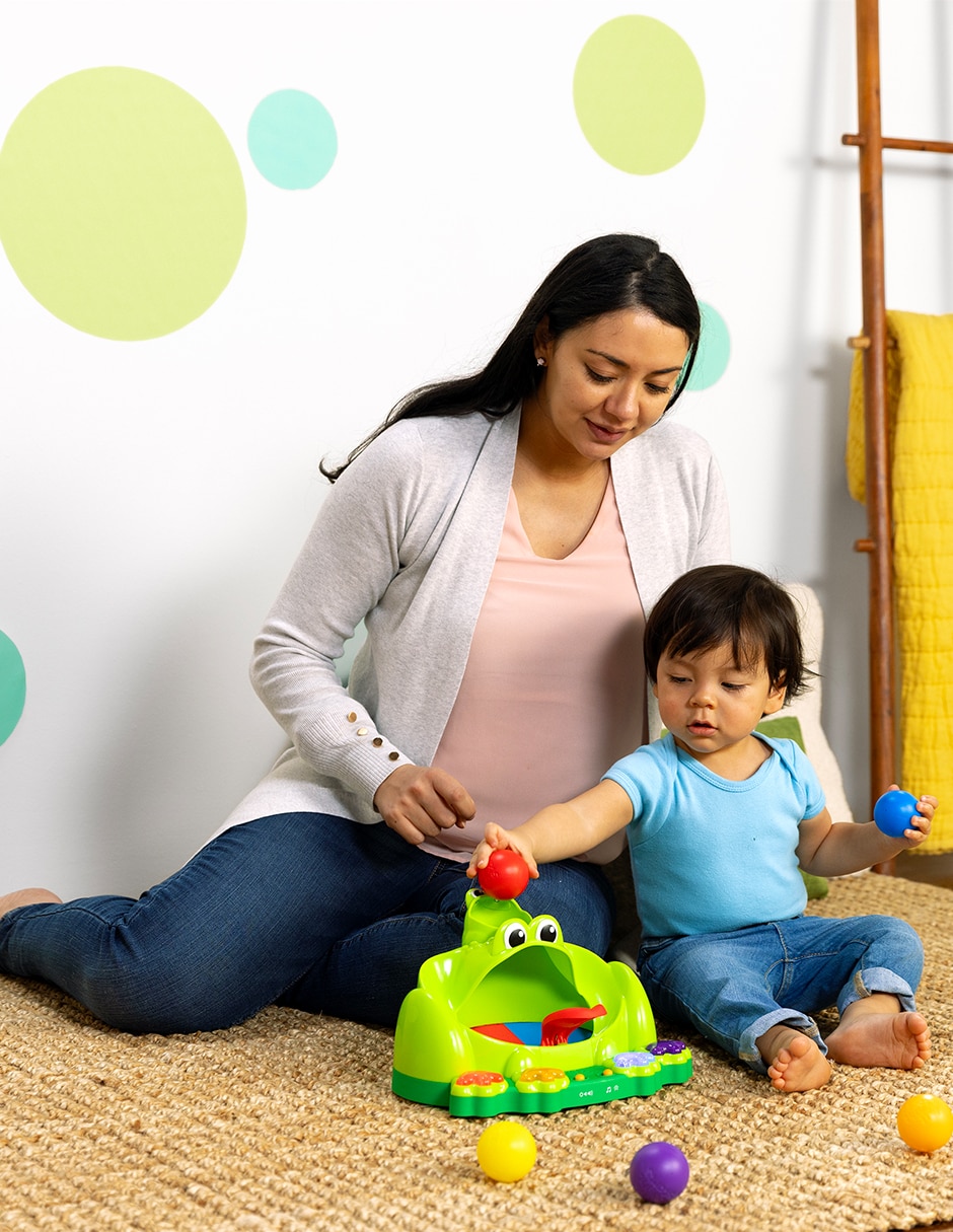 Juguete interactivo poppin ball frog 8
