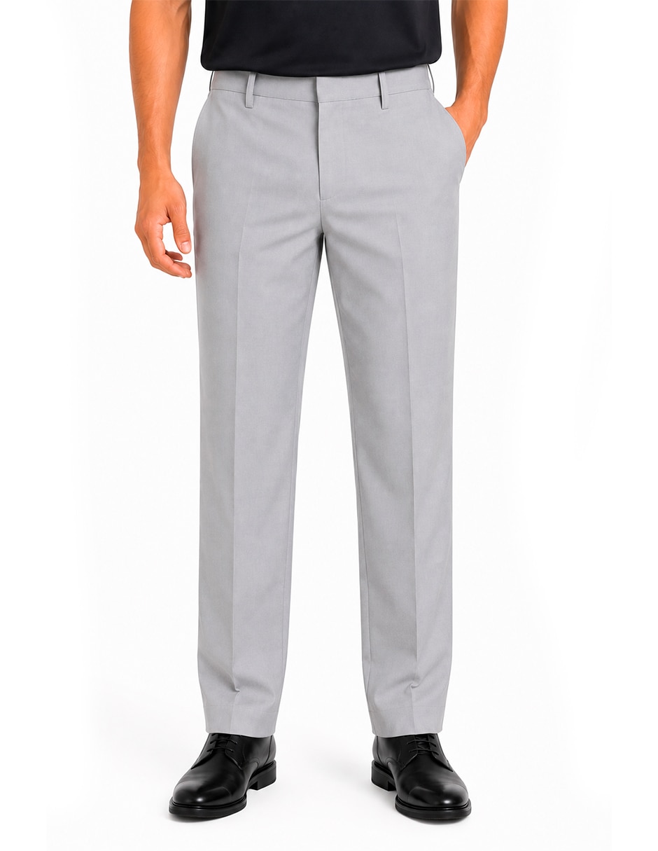 Pantalón business casual de vestir regular para hombre 1