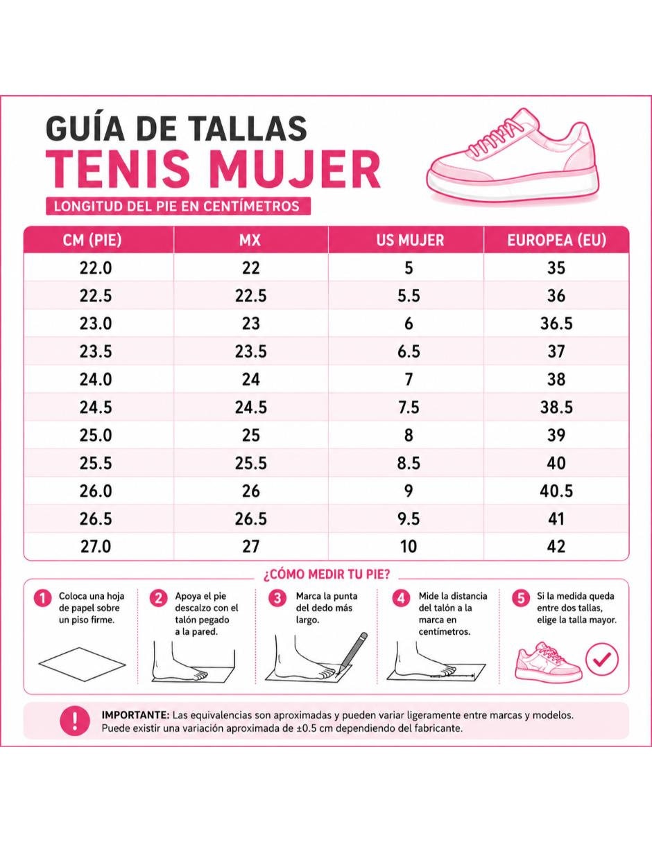 Tenis para mujer 2