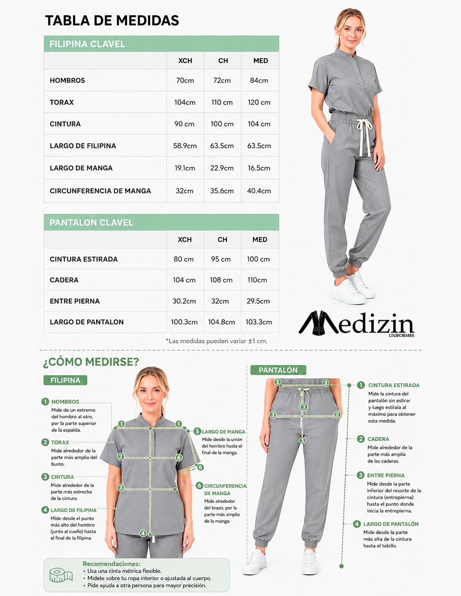 Pijama quirúrgica para mujer 4
