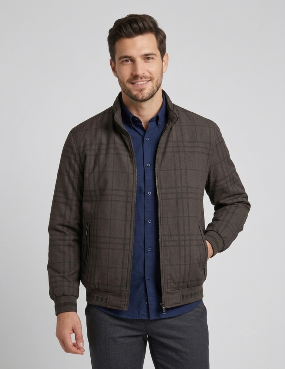 Chamarra bomber polo retro of yatch london reversible para hombre