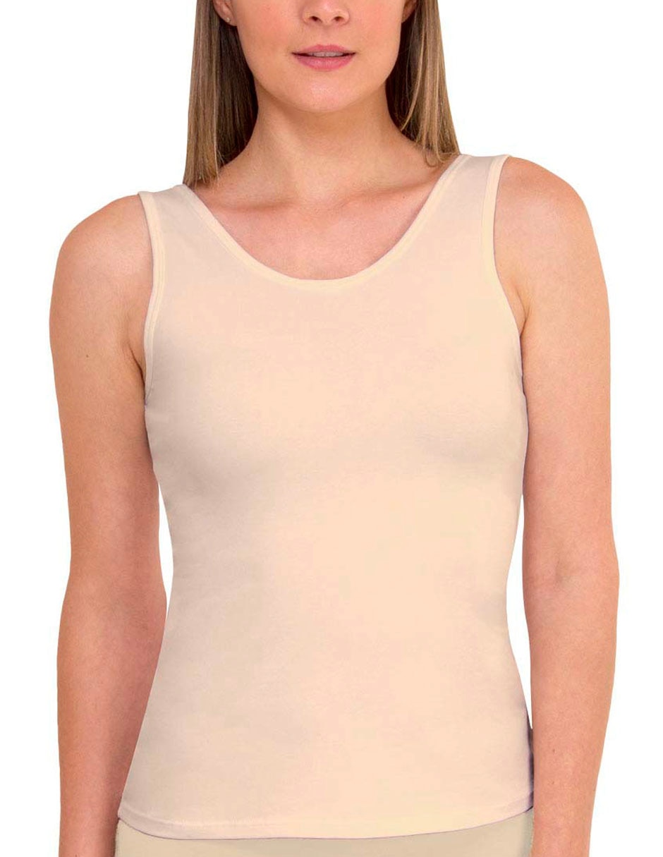 Camiseta oscar hackman cuello v medio sin manga de algodón pima 6