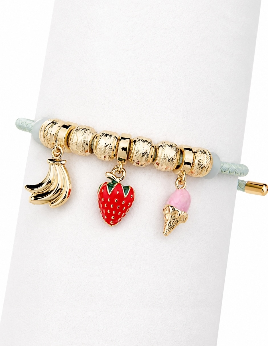 Pulsera con zirconia sorbet acabado 4