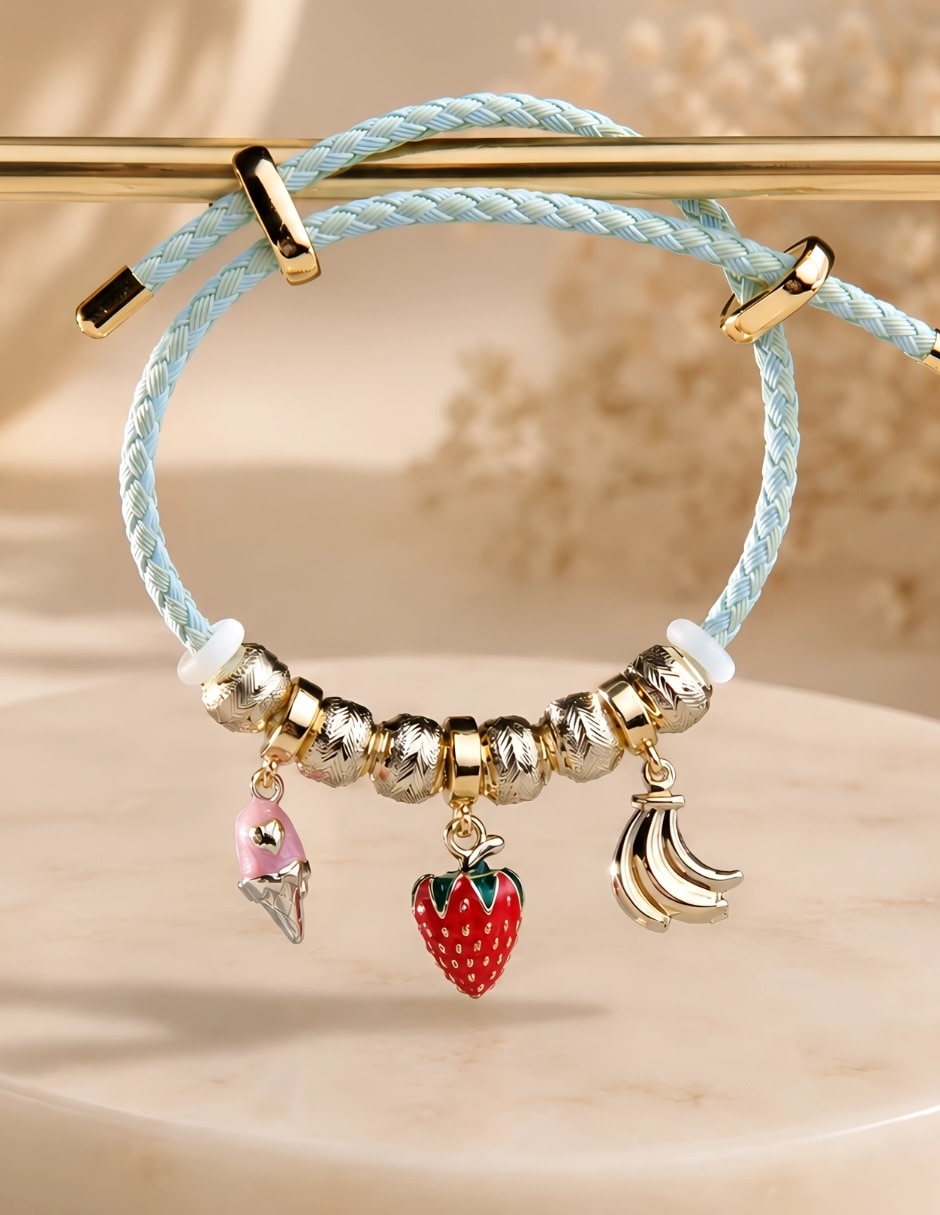 Pulsera con zirconia sorbet acabado 5