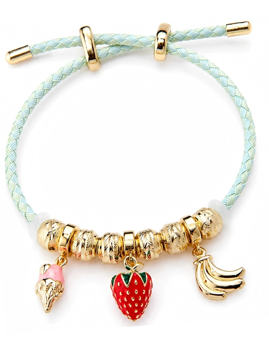 Pulsera con zirconia sorbet acabado 6