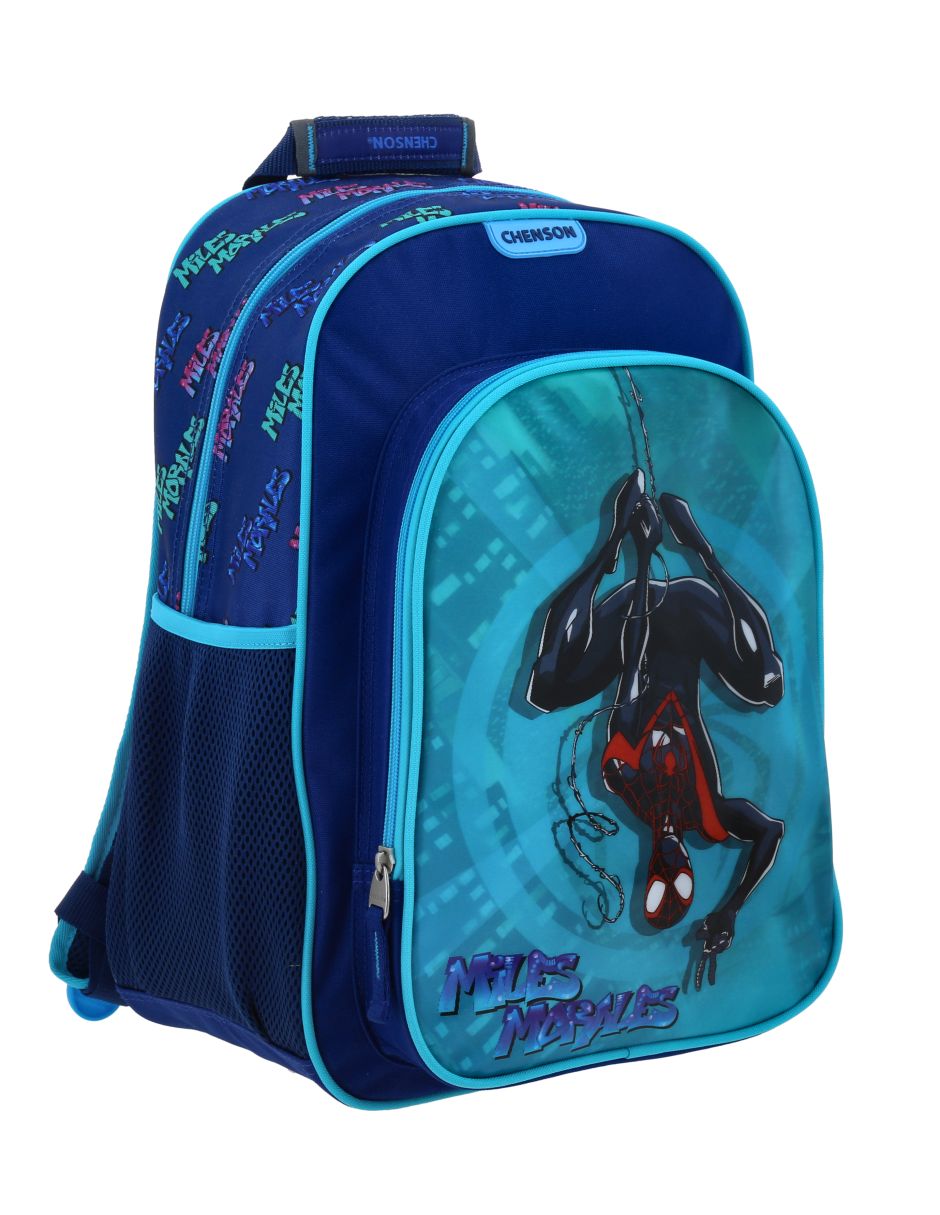 Mochila escolar miles morales telt para niño